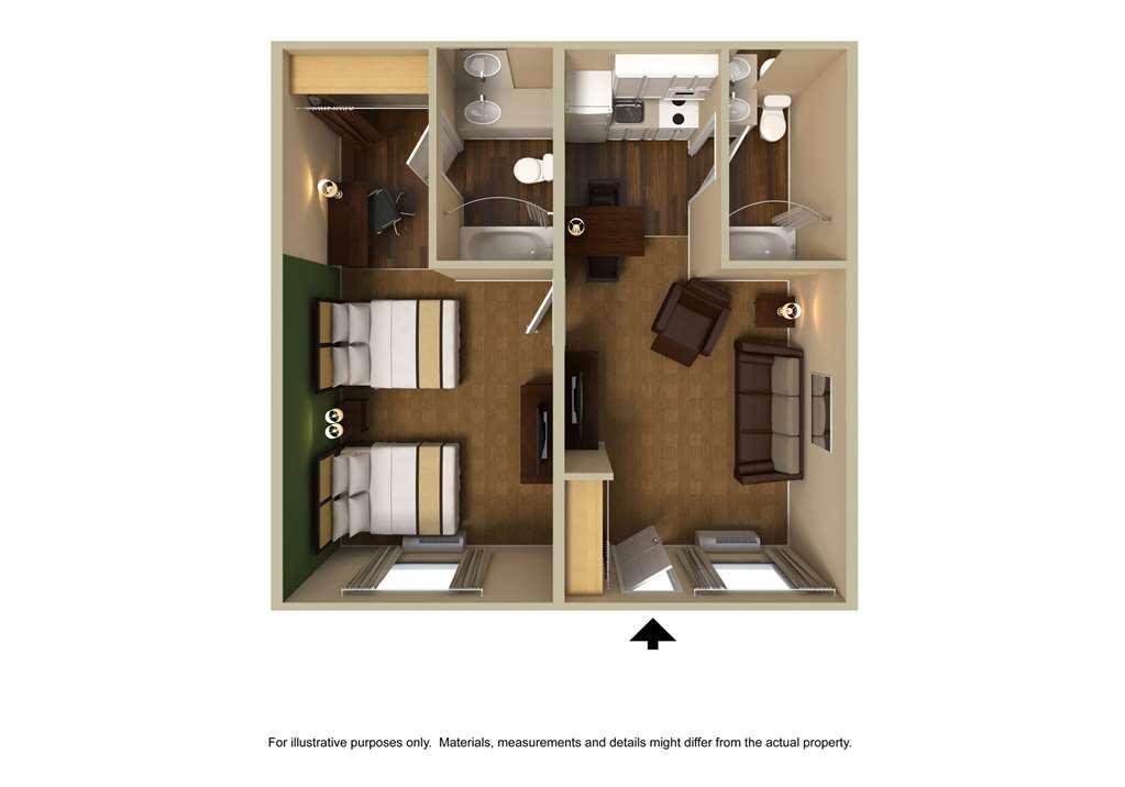 美国长住酒店 - 丹佛 - 科技中心南 - 因弗内斯 世纪市 客房 照片